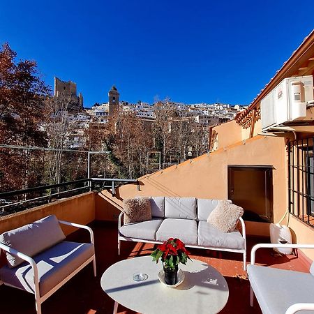 Apartamentos Los Robles 阿尔卡拉德尔胡卡尔 外观 照片